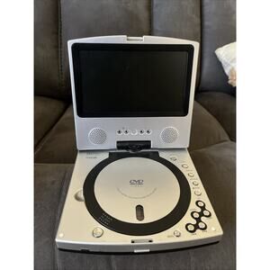 Working Coby TF-DVD6200 Portable DVD Player w/ Screen MP3 CD Dolby. No Adapter